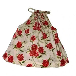 MNG Casual Halter Top Floral Print Size S